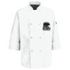 Eight Pearl Button Chef Coat with Thermometer Pocket Thumbnail